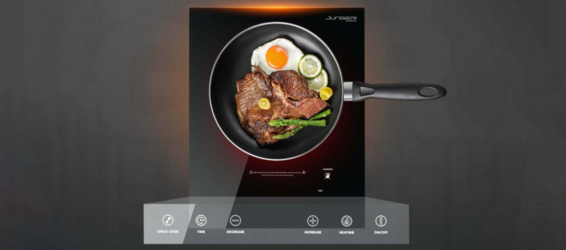 BẾP HỒNG NGOẠI ĐƠN JUNGER
