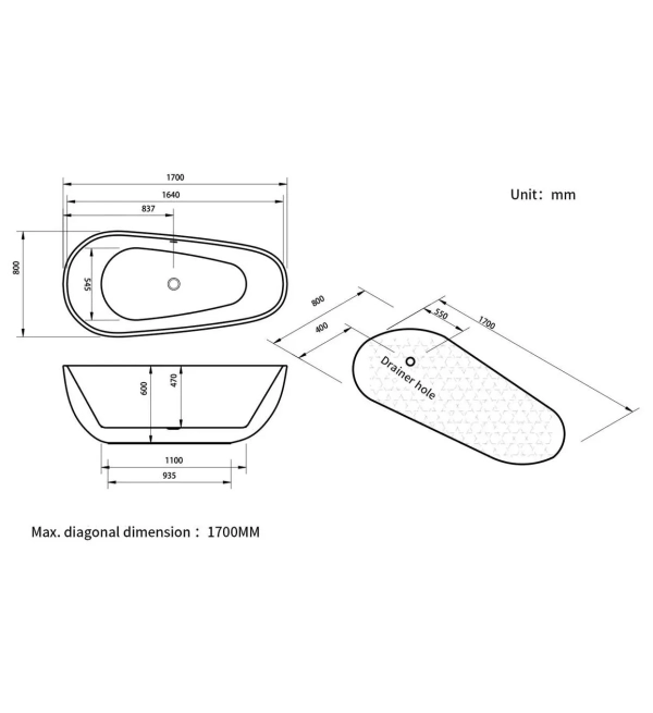 BỒN TẮM ĐẶT SÀN SSWW