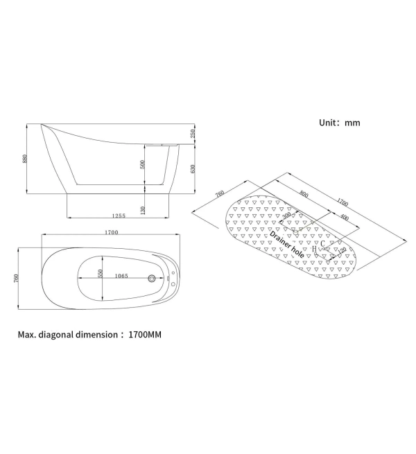 BỒN TẮM ĐẶT SÀN SSWW