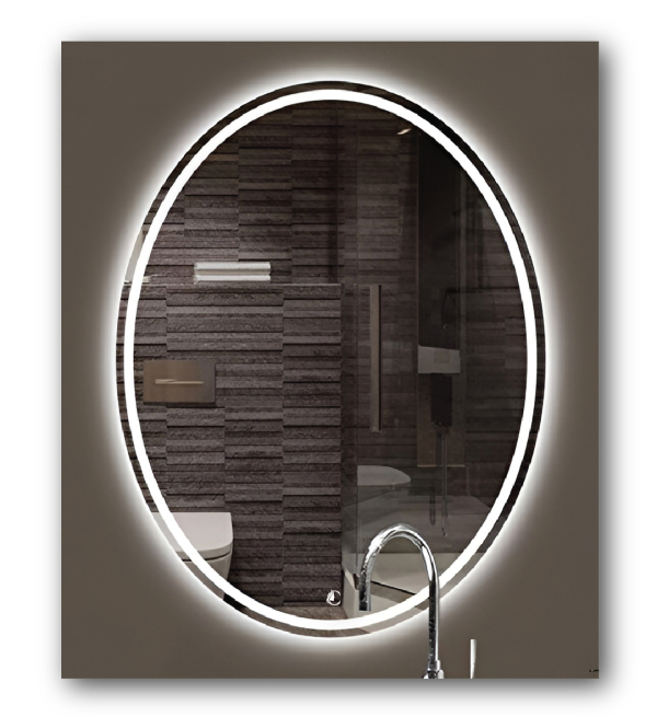Gương Đèn LED Oval Hiện Đại
