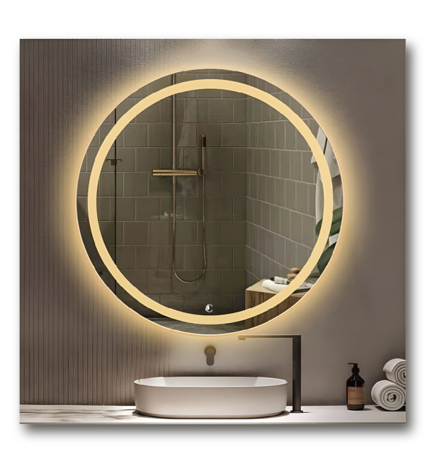 Gương Đèn LED Tròn Hiện Đại