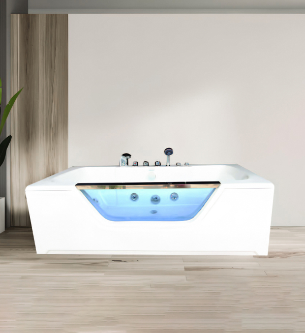 BỒN TẮM MASSAGE VÁCH KÍNH VERONTO