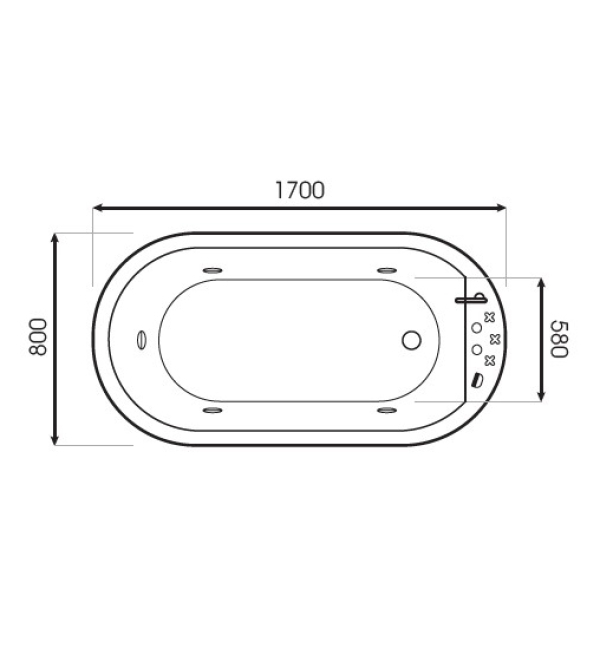 BỒN TẮM MASSAGE VERONTO