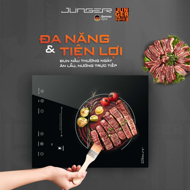 BẾP HỒNG NGOẠI ĐƠN JUNGER