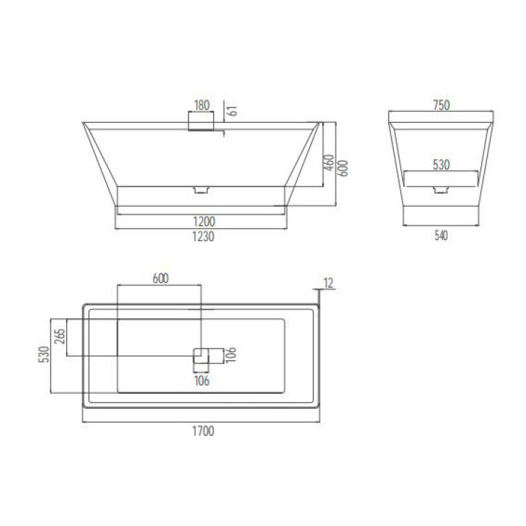 BỒN TẮM SOLID SURFACE LORENTO