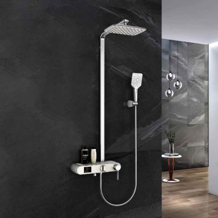 SEN TẮM ĐỨNG NÓNG LẠNH KẾT HỢP KỆ LORENTO