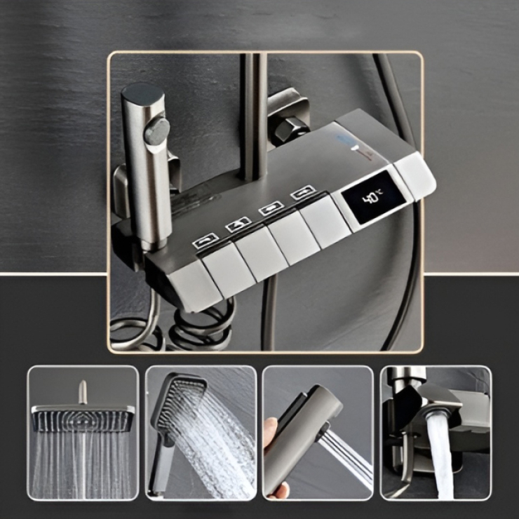 SEN TẮM NÓNG LẠNH MÀN HÌNH LED VERONTO